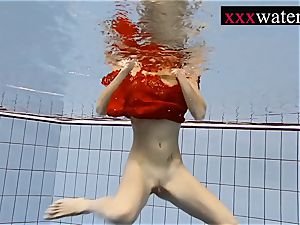 cool super-fucking-hot gal swimming in the pool